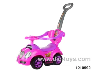 free wheel children car(With push handle,light& music）