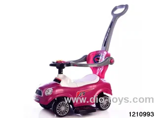 free wheel children car(front  wheel with universal turn,With push handle,light& music）