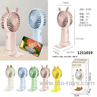 Handheld fan in color box