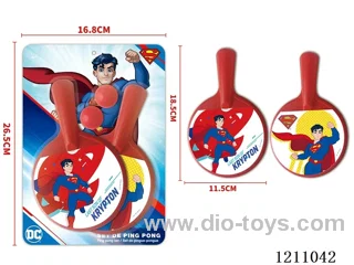 American Superman Table Tennis Set (2 boards, *2 balls)