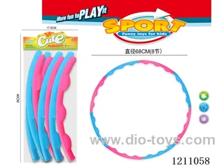 Hula hoop set (diameter 68CMX8 knots)