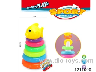 Small 6-layer ring fish set