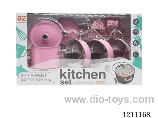 Pink Stainless Steel Cutlery with Gloves