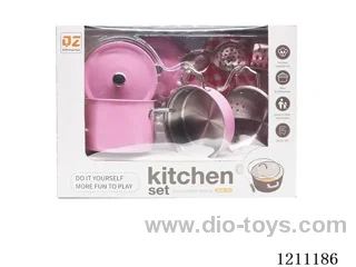Pink Stainless Steel Cutlery with Gloves