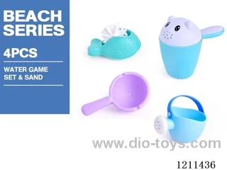 Bath Toys 4PCS -Blue