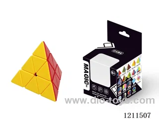Third order pyramid solid color with beads
