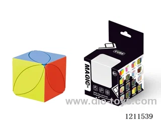 Alien Maple Leaf Solid Color Rubik's Cube