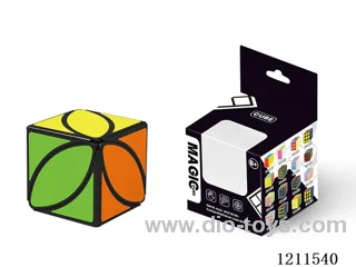 Alien Maple Leaf Sticker Cube
