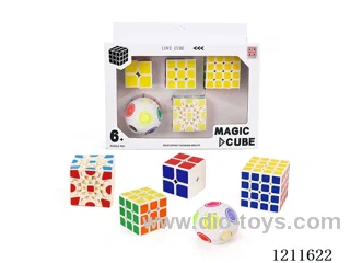 Second Order Rubik's Cube (Heat Transfer) + Third Order Rubik's Cube (Heat Transfer) + Fourth Order Rubik's Cube (Heat Transfer) + Gears (Heat Transfer) + White Rainbow Balls
