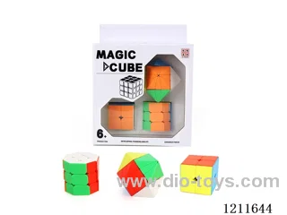 Second Order Rubik's Cube + Hawkeye Rubik's Cube + Second Order Rubik's Cube (all solid color)