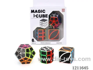 Octagonal Cylinder Rubik's Cube + Second Order Five Rubik's Cube + Maple Leaf Rubik's Cube (all carbon fiber stickers/printing)