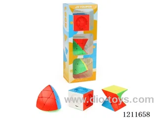 Circle in Square Rubik's Cube + Twisted Rubik's Cube + Third Order Dumpling