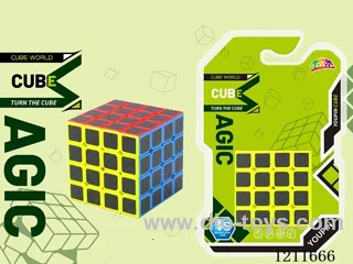 Fourth Order Rubik's Cube Carbon Fiber