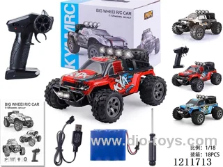 1:18 rc car included battery