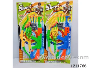 soft bullet gun set +bow and arrow