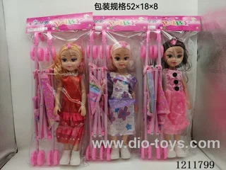 18 inch doll with music/45CM stroller 3 mixed