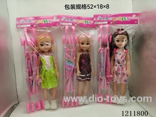 18 inch doll with music/45CM stroller 3 mixed