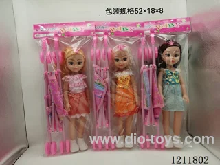 18 inch doll with music/45CM stroller 3 mixed
