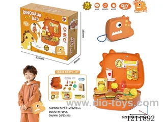 19PCS Fast Food Backpack Set