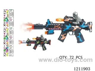 Electric Spray Gun with Water Bottle Camo Blue/Camo Red Average Mix 3*AA not included