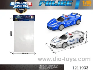 Ferrari inertia police car 1:16