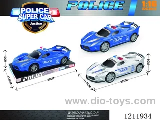 Ferrari inertia police car 1:16