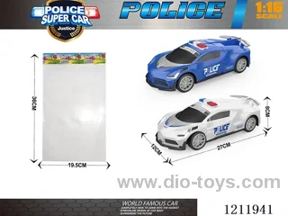 Bugatti Inertia Police Car 1:16