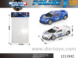 Bugatti Inertia Police Car 1:16