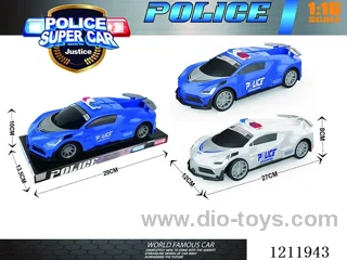 Bugatti Inertia Police Car 1:16