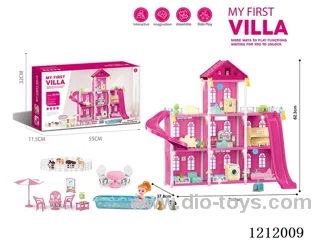 DIY assembling Castle Doll Cottage 185PCS(Full injection molding type)