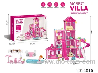 DIY assembling Castle Doll Cottage 241PCS(Full injection molding type)