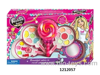 TOYS MAKE-UP TOYS LOLLIPOPS FOUR-LAYER COSMETICS IN WINODW BOX