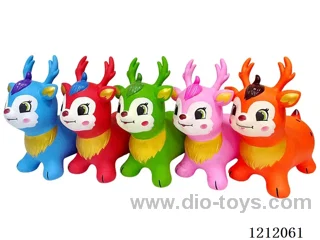 Inflatable painted deer