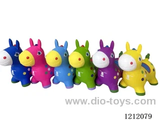 Inflatable painted donkey