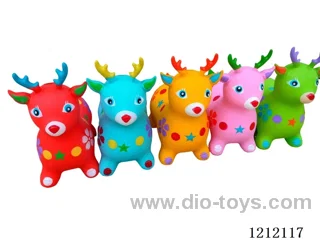 Inflatable painted cartoon deer