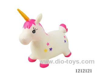 Inflatable painted triangle horse