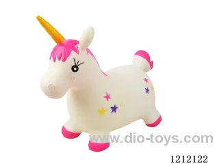 Flash music inflatable painted triangle horse (including 3*1.5V battery)