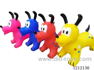 Inflatable painted dog party