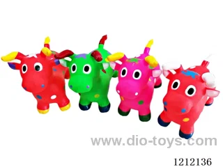 Inflatable painted corner ox