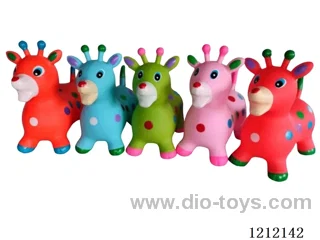 Inflatable painted deer