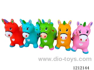 Inflatable painted unicorn