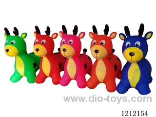 Inflatable painted deer