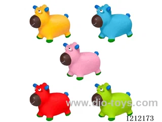Flash music inflatable painted Shawn sheep (including 3*1.5V battery)