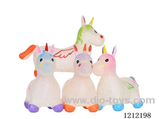 Inflatable oversized animal gold powder horse