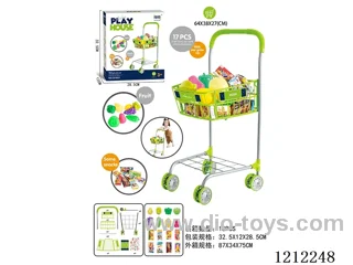 Shopping cart+fruit snack bag