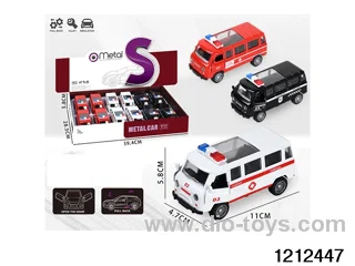 pull back alloy car in Display box