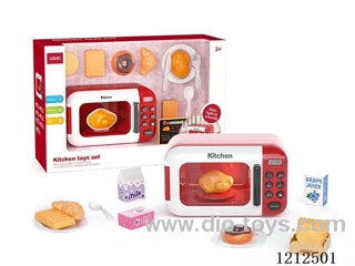 Electric light and sound microwave oven set (3*AA not included)
