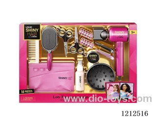 Hairdressing set+sound (14PCS)(3*AAA not included)