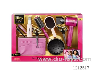 Hairdressing set+sound (11PCS)(3*AAA not included)