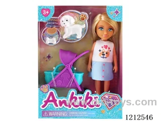 5-inch solid body doll
